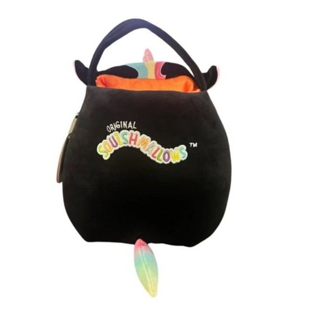NWT Squishmallows Sketlana the Skeleton Halloween Treat Pail Bag - Picture 3 of 3